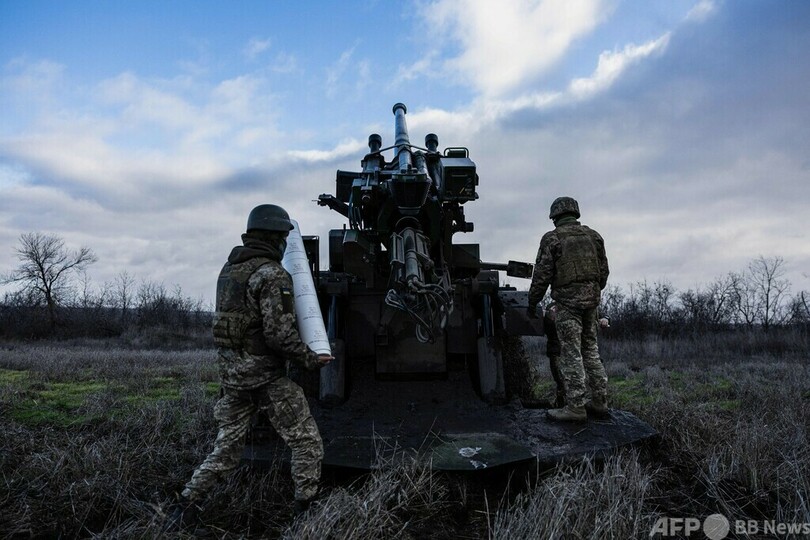 ウクライナ、仏カエサル砲でロシア軍攻撃 実戦使用の様子公開