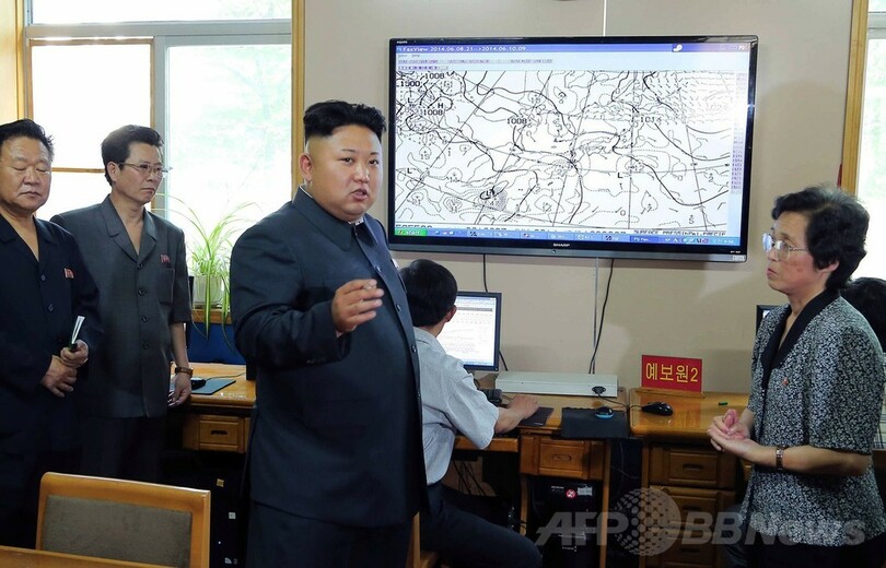 金第1書記、北朝鮮の天気予報を「不正確」と叱責