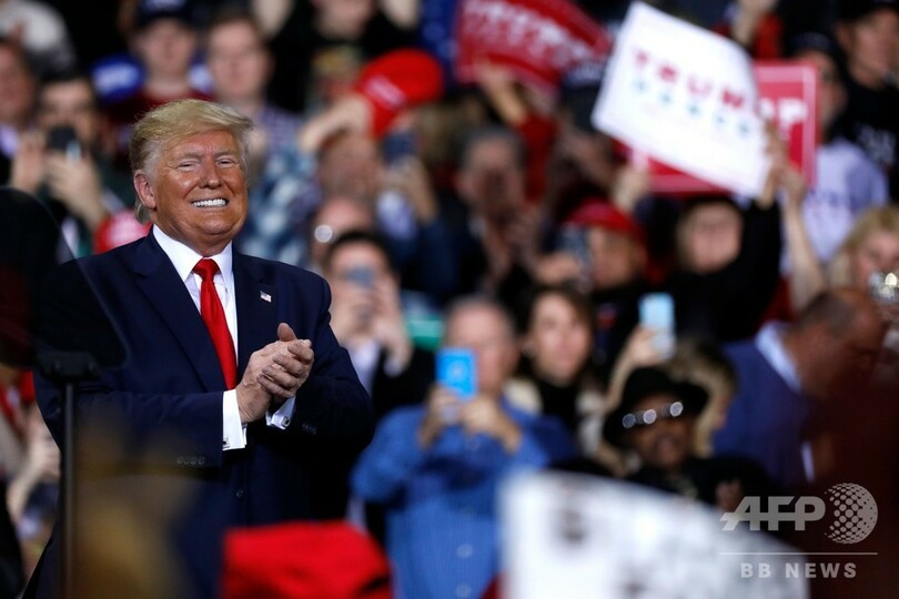 選挙集会中に弾劾訴追、「楽しい時間」とトランプ氏