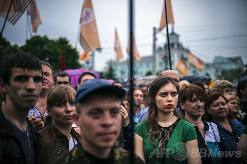 ウクライナ東部の親露派、ロシア編入を要請