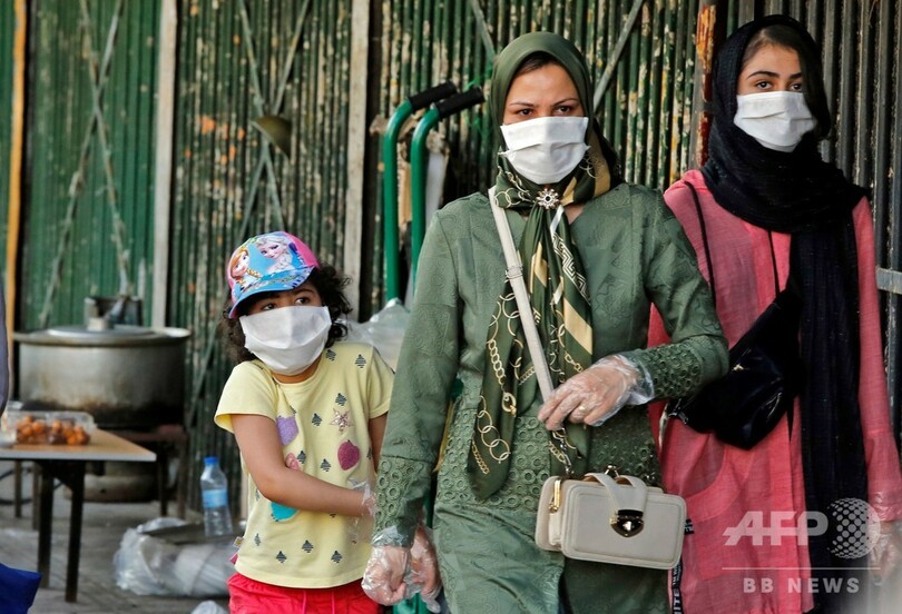 イラン、コロナ新規感染が過去最多に 1日で3500人超