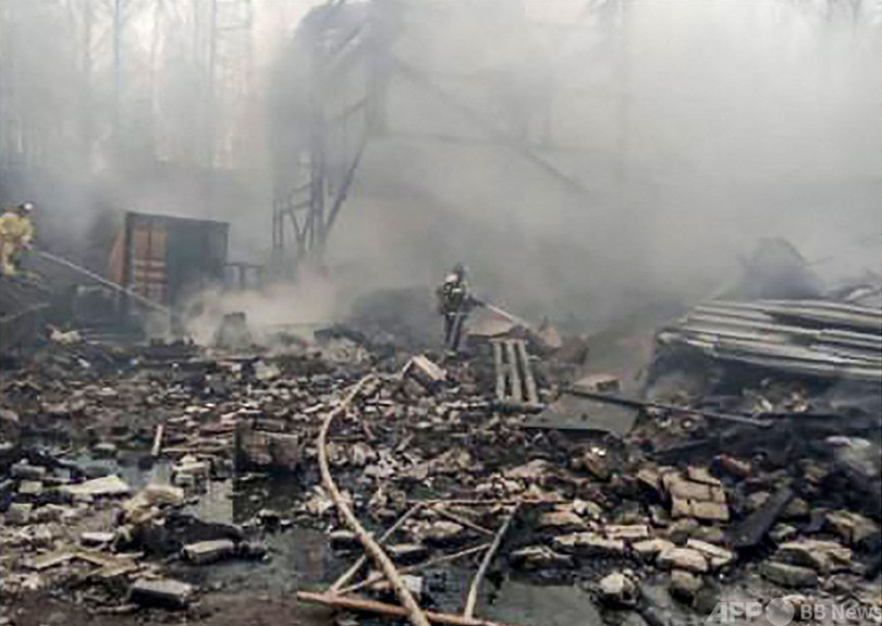 ロシア爆薬工場で火災 16人死亡、1人不明