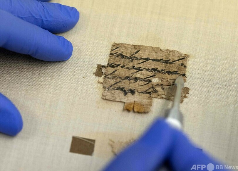 貴重なパピルス文書を米で発見、イスラエル考古学庁が公開