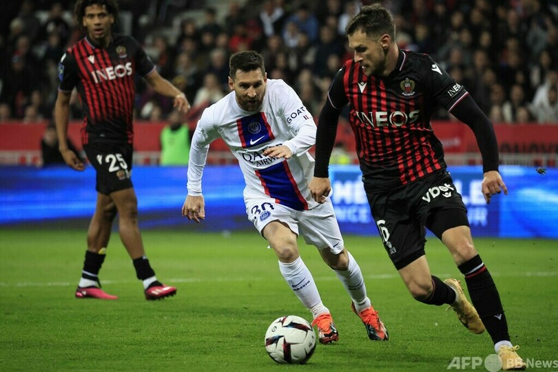 PSGがニース下し連敗止める メッシが1G1A