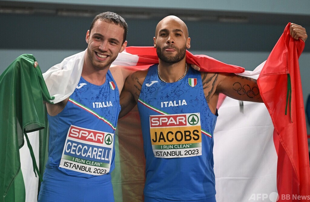 東京五輪100m王者ヤコブスが伏兵に敗れる 欧州室内陸上 写真6枚 国際ニュース：AFPBB News