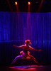 2008年3月7日、フラミンゴ・ラスベガス（Flamingo Las Vegas）で公演されたショー「X Burlesque」に登場し、パフォーマンスを披露するダンサーのMelania De Los Santos。(c)AFP/Getty Images/Ethan Miller