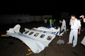 ボジャ・エアー（Bhoja Air）のボーイング737型旅客機が墜落したイスラマバード（Islamabad）郊外の事故現場（2012年4月20日撮影）。(c)AFP/AAMIR QURESHI