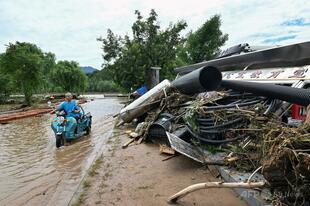 北京の豪雨で44人死亡、9人行方不明 中国当局発表