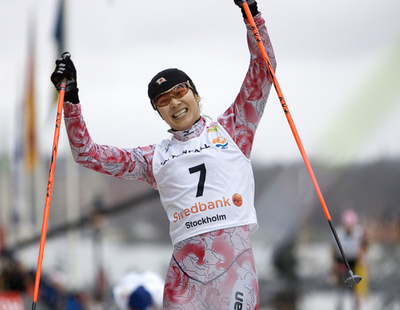 夏見 女子1.0キロメートル・クラシック・スプリントで3位入賞