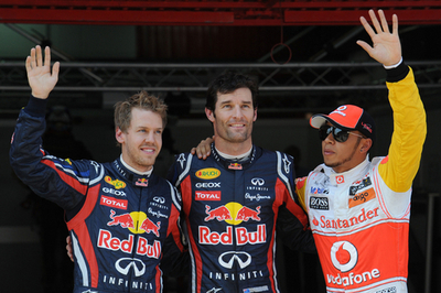 ウェーバーがポールポジション獲得 小林は14番手、F1バルセロナGP