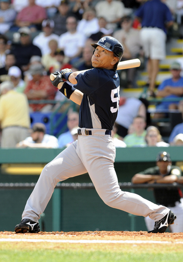 松井秀喜 パイレーツ戦で2打数1安打