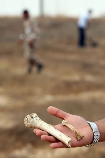 カダフィ政権下で虐殺の遺体1700体を発見、トリポリ