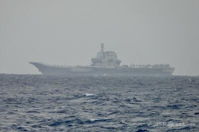 中国、空母打撃群2個など5月に展開 台湾