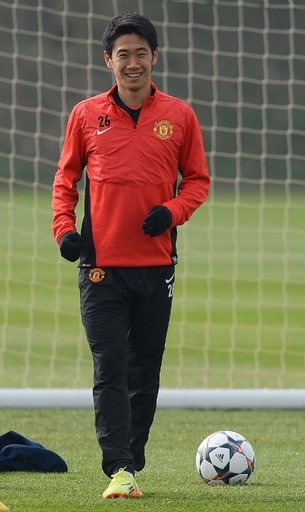 マンU香川ら、バイエルン戦控え調整、欧州CL