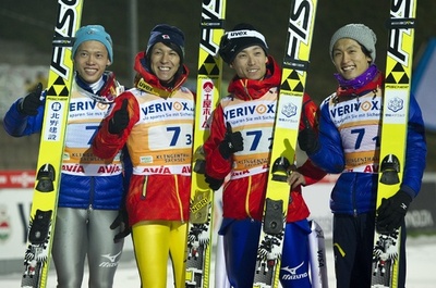 今季初戦の団体で日本が2位、ジャンプW杯男子