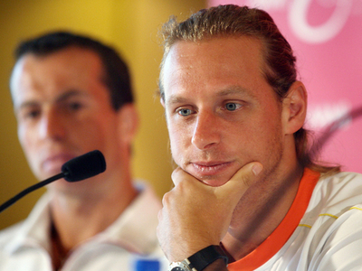 ＜テニス クーヨン・クラシック2007＞参加選手が揃って会見に臨む - オーストラリア