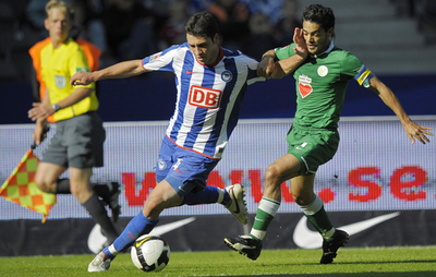 ヘルタ ボルフスブルクと引き分ける