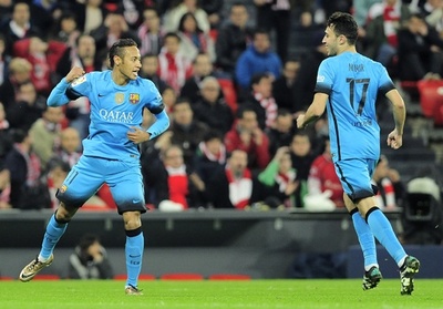 メッシとスアレス不在のバルサ、国王杯でビルバオに先勝