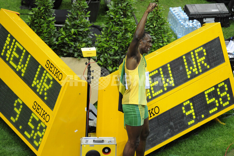 ボルト 世界新で男子100メートルを制す、世界陸上ベルリン大会