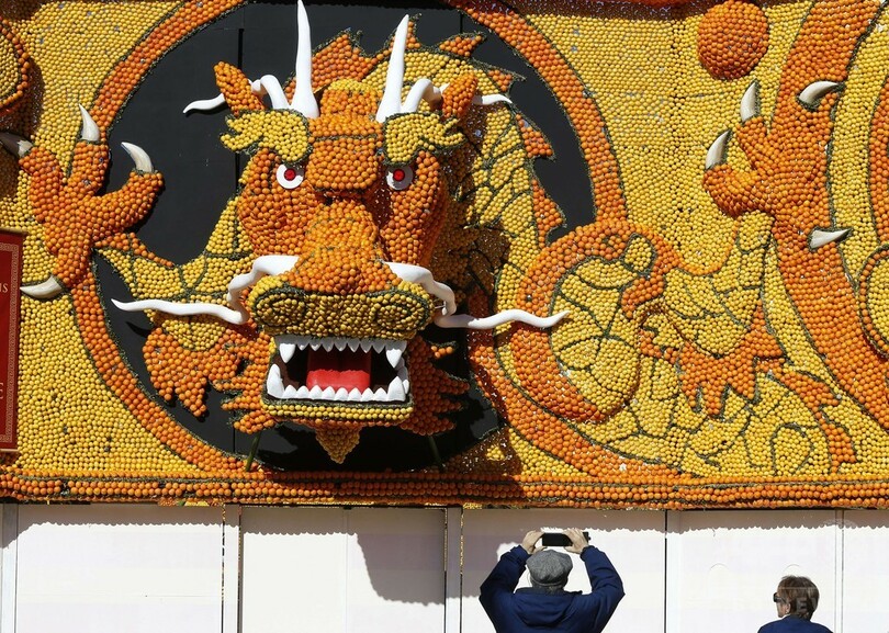 恒例の「レモン祭り」開催迫る、南仏