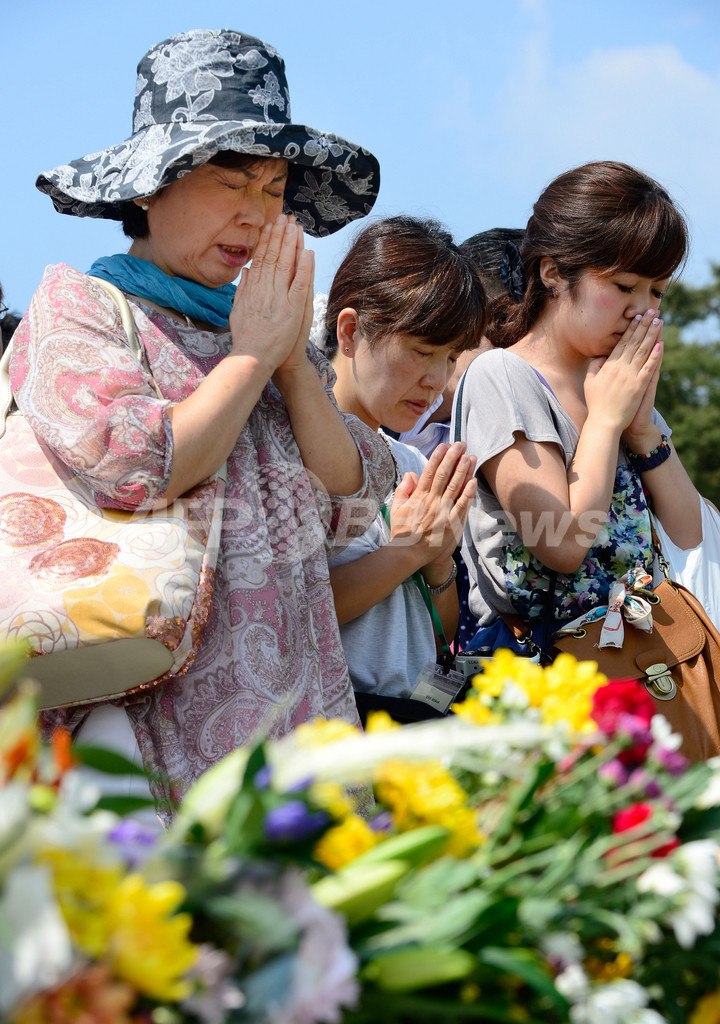 原爆投下から68年、広島で平和記念式典 写真11枚 国際ニュース ...