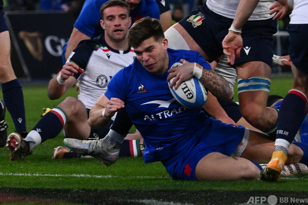 仏が伊に競り勝つ シックスネーションズ連覇へ辛勝発進 写真6枚 国際ニュース:AFPBB News