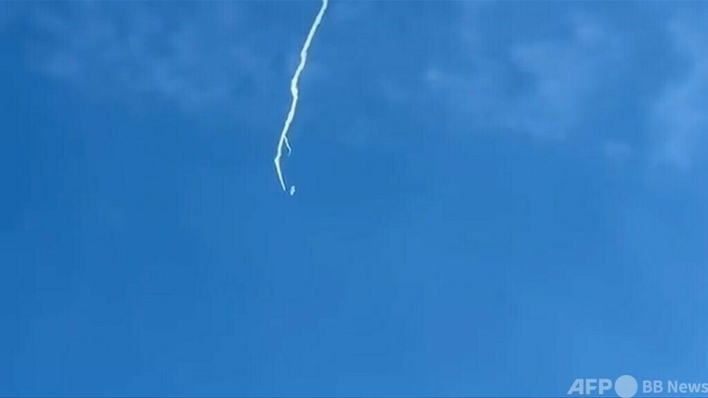 動画：米、中国「偵察気球」を撃墜 戦闘機からミサイル発射 写真1枚 国際ニュース：AFPBB News