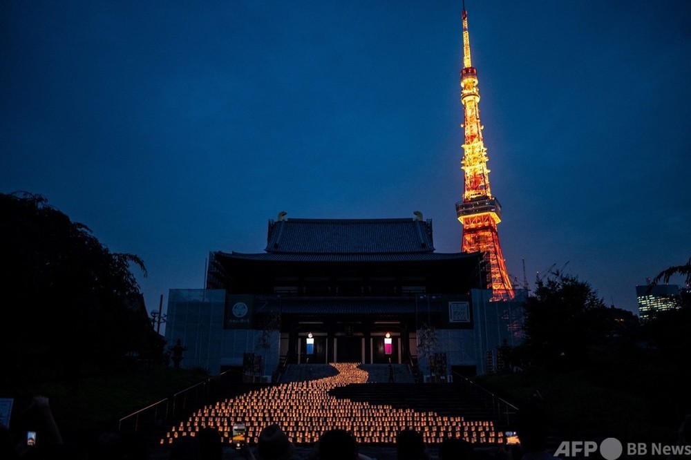 キャンドルの天の川 東京の夜照らす 写真10枚 国際ニュース Afpbb News