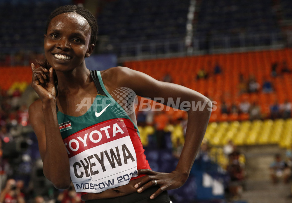 ケニアのチェモスが女子3000m障害制す 第14回世界陸上 写真7枚 国際ニュース Afpbb News