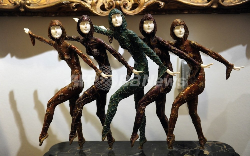 彫刻家 マイケルガーマン氏作 アンティーク彫刻 アメリカンインテリア