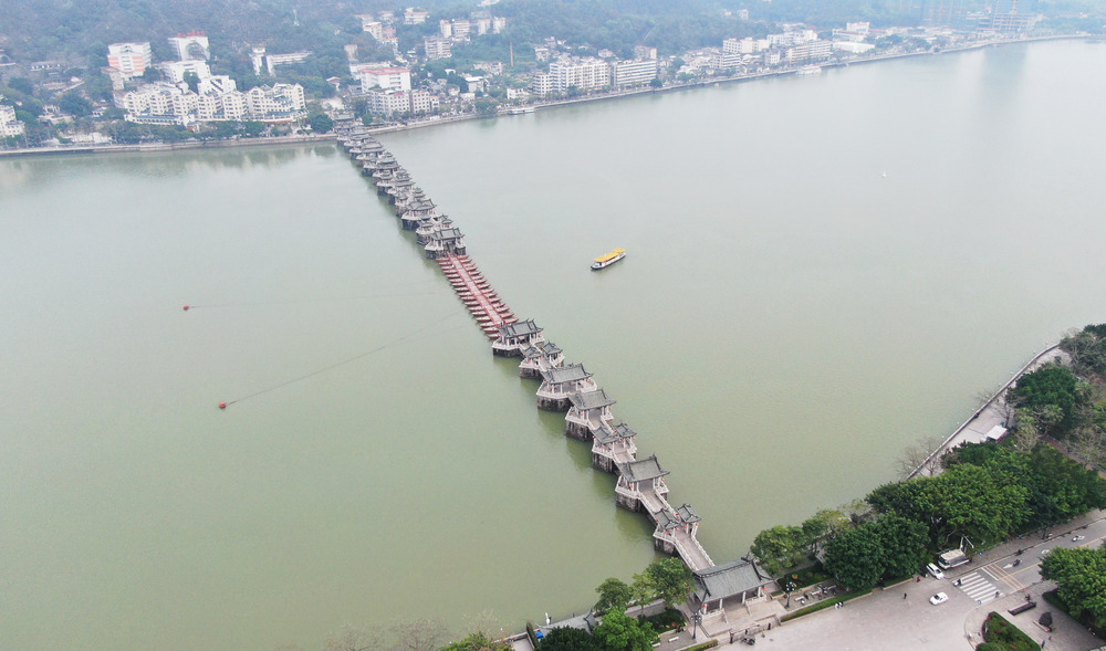 世界最初の可動橋「広済橋」 中国・広東省 写真7枚 国際ニュース