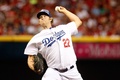 第86回MLBオールスターゲーム。5回に登板するナ・リーグのクレイトン・カーショウ（2015年7月14日撮影）。(c)AFP/Getty Images/Rob Carr