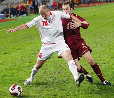 ＜サッカー 欧州選手権2008・予選＞スコットランド グルジアに敗れグループ首位から陥落