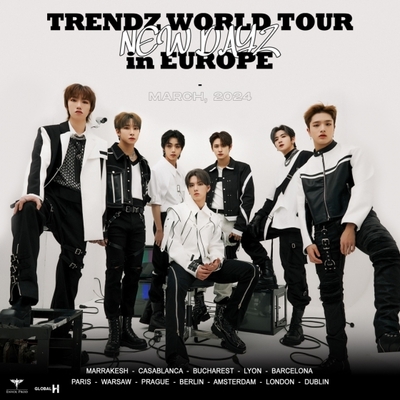 TRENDZ、3月から初のワールドツアー…欧州中心に巡回
