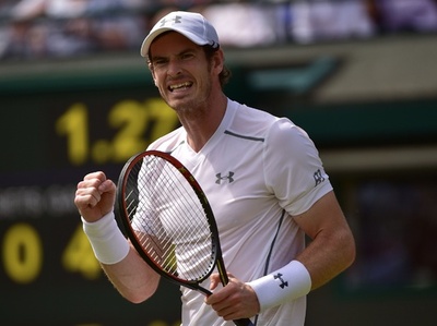 マレーが快勝で3回戦進出、ウィンブルドン選手権