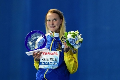 ショーストレムが女子100mバタフライで金、自身の持つ世界新を更新―第16回世界水泳