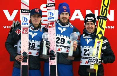 スティエルネンがフライングヒルでW杯初優勝、葛西は今季最高の5位