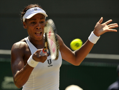 ヴィーナス ラドワンスカに快勝し準決勝進出、ウィンブルドン選手権