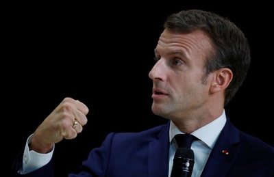 IS復活阻止は「必須」、仏大統領がトランプ氏に言明