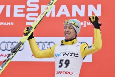 葛西は3位入賞、ファンネメルが今季初勝利 ジャンプW杯男子