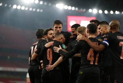 マンCがリーグ杯4強入り 不振アーセナルは直近6戦4敗目