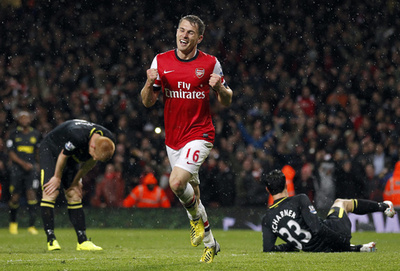 アーセナル快勝でCL出場に前進、ウィガンは降格決定