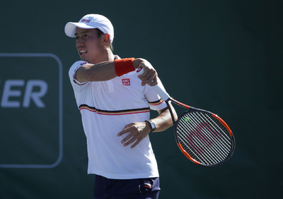 錦織がストレート勝ちで8強、イズナーは敗退 ニューヨークOP