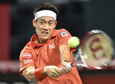 錦織、タイブレーク制しベスト8へ ジャパンオープン