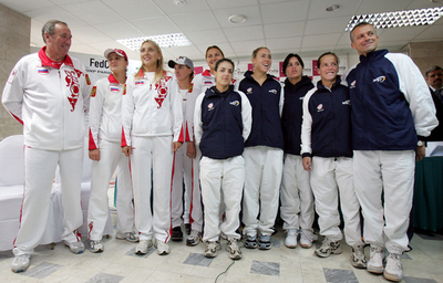 ＜女子テニス 07フェドカップ＞ロシアとスペインの組合せ抽選が行われる - ロシア