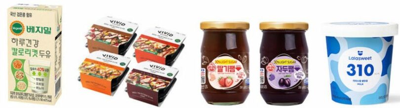 低カロリー・低糖品（写真=各社提供）(c)NEWSIS