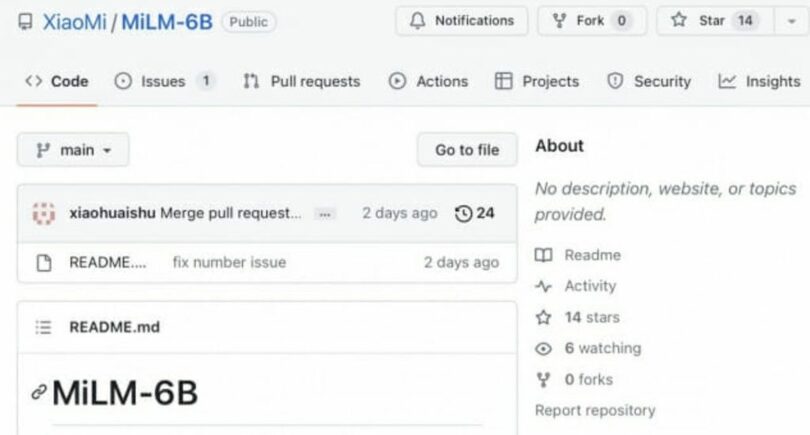 シャオミのAIビッグモデルMiLM-6B評価サイトに登載（写真=IT之家）(c)KOREA WAVE