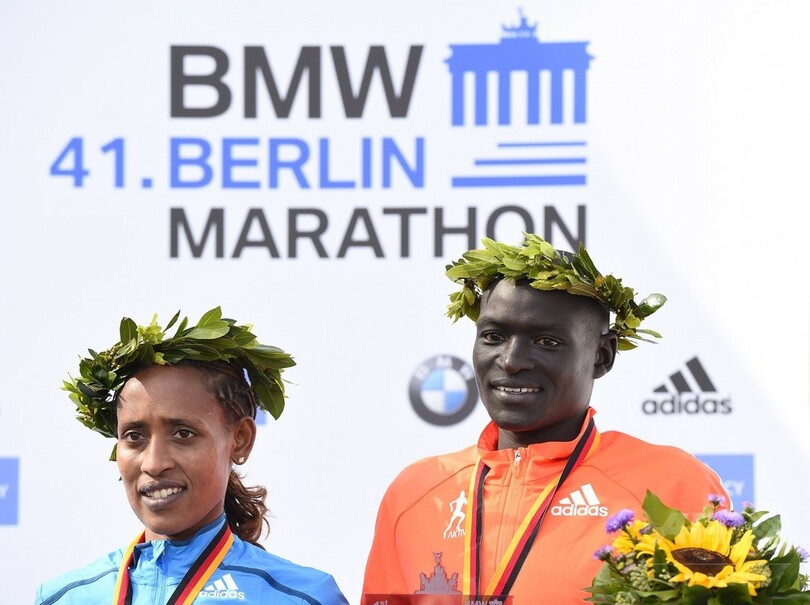 キメットが世界新記録で優勝、ベルリンマラソン