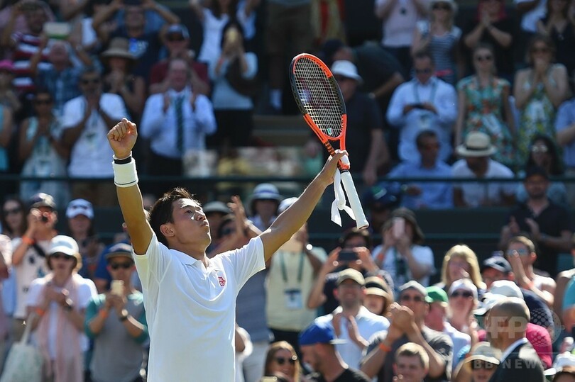 錦織がウィンブルドン3回戦へ、過去にフェデラー撃破の難敵下す