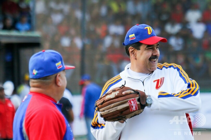 ベネズエラ・マドゥロ政権、軍とチーム対抗でソフトボール